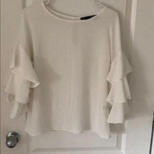 Never been warn, white blouse